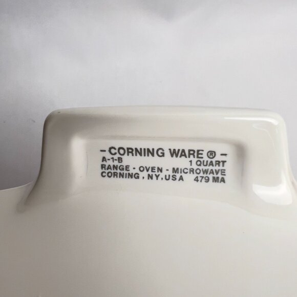 Corning Ware Casserole Spice Life 1 Quart Casserole Dish with Lid L'Echalote - Picture 5 of 9